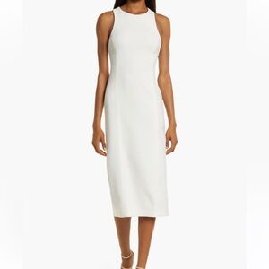 Misha collection open-back midi dress